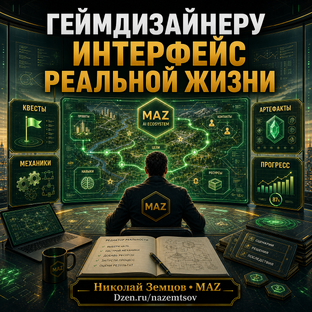 Геймдизайнеру и разработчику: интерфейс реальной жизни