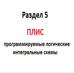 Раздел 5. Программируемые логические интегральные схемы (ПЛИС)