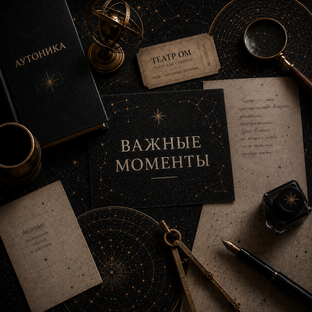 ВАЖНЫЕ МОМЕНТЫ