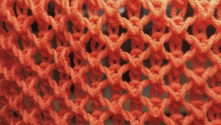 Узор спицами.