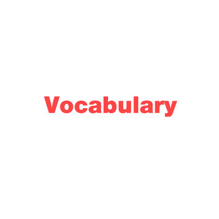 Vocabulary