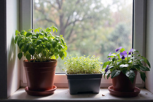 Даже если только подоконник