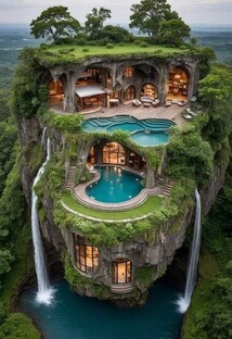 Строительство домов в самых необычных местах.