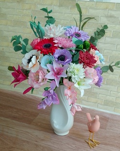 Цветы из холодного фарфора и зефирной глины. 