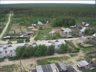 В краю таёжной тишины.