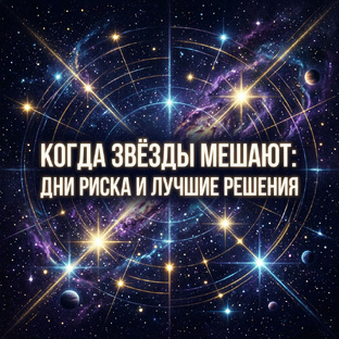 «Когда звёзды мешают: дни риска и лучшие решения»