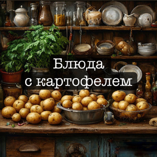 Картофель - основное блюдо на многих столах.
