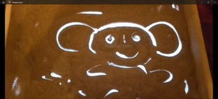 видео и фотографии где мы пробуем новый вид творчества вместе с папой