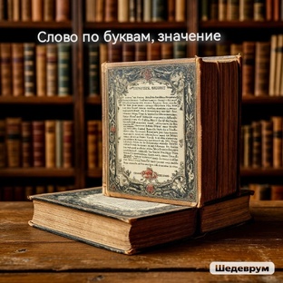 Значение слова по буквам и слогам.