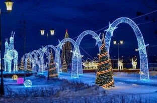 Новогодние города России
