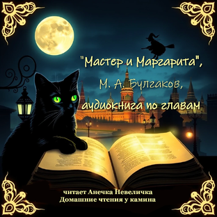 Мастер и Маргарита. Полный аудиороман у камина (все главы, без сокращений)