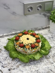 Новогодний салат 