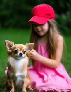 Чихуахуа и ребенок 