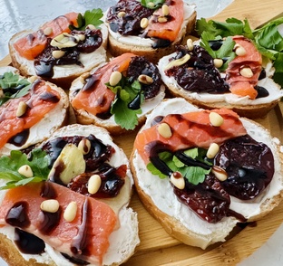 Фуршетные холодные закуски