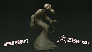 Создание модели в ZBrush - Призрак