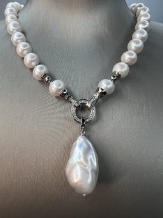 Комплект из натурального жемчуга 