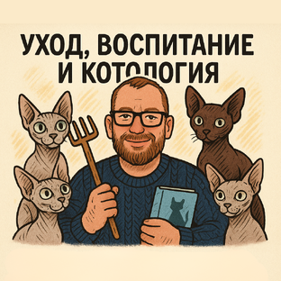 Уход, воспитание и котоведение