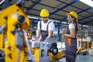 Автоматический производственный процесс в машиностроении