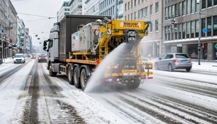 Применение противогололедных реагентов