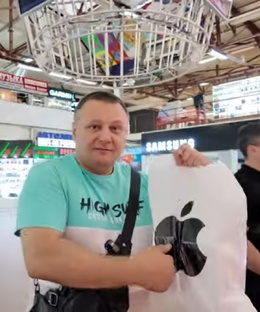 Спор на iPhone 