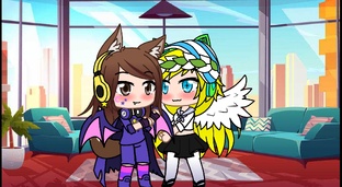 Моя подлиза Gacha Life (юри) 