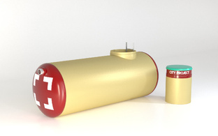 Емкость из стеклопластика 100 м3, подземная