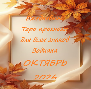 Октябрь 2026. Ежедневные Таро прогнозы для всех знаков Зодиака