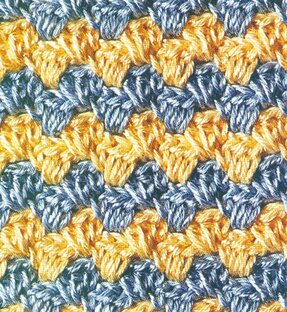 Копилка узоров крючком.