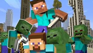 Город с зомби выживание Minecraft