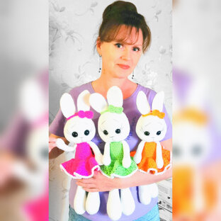 Вязаные зайчики