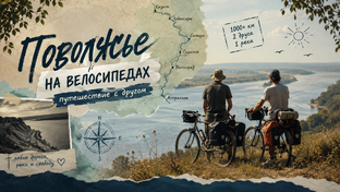 Велопутешествие по Поволжью с Константином