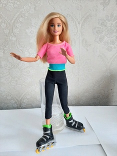 Катание на роликах.