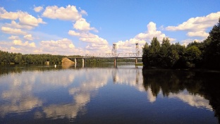 Разводка моста на р. Свирь