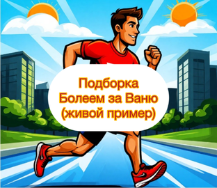 Болеем за Ваню! (живой пример)