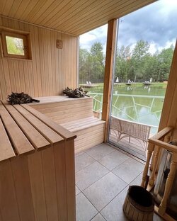 Сауна на пруду 2 000–3 500 ₽ / час