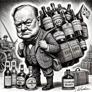 Великий Уинстон Черчиль! Сигары, виски и не только!
