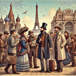 Наши за границей Н. А. Лейкин