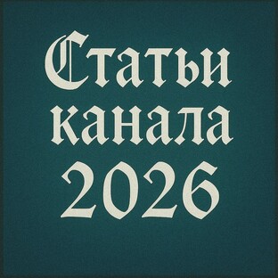 Статьи за 2026 год
