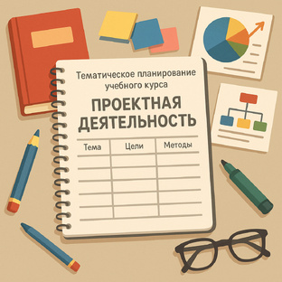 Тематическое планирование учебного курса «Проектная деятельность»