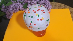 Пасхальный куличь, маффины,глазурь 