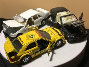 Все модели Mercedes-Benz в исполнении Welly