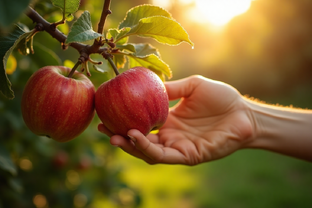 Фрукты в саду