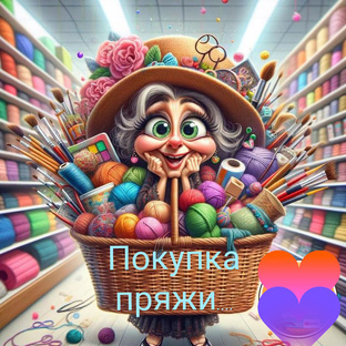 Покупка пряжи. 