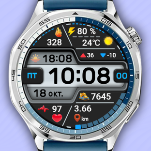 Циферблаты для серии смарт часов Huawei Watch и Huawei Watch GT