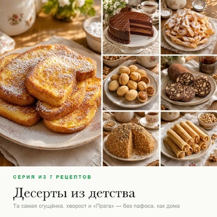 Десерты из детства