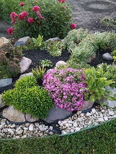 Ландшафтный дизайн участка дома.