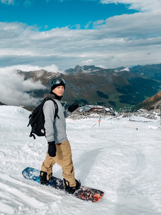 Летний сноубординг 