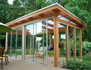 Остекление террас, веранд и беседок