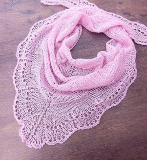 МК Шаль Холден спицами