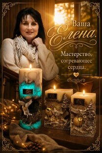 Свечи как шедевры. Елена